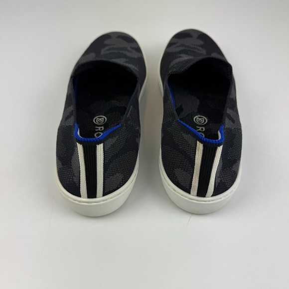 Rothys Womens Size 9M Casual Gray Camo Knit Slip On Comfort Sneaker Shoes - Picture 3 of 6